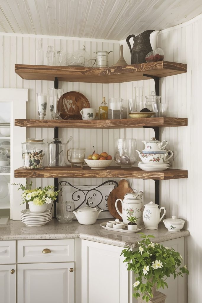 Country Farm Kitchen with Island for Gathering