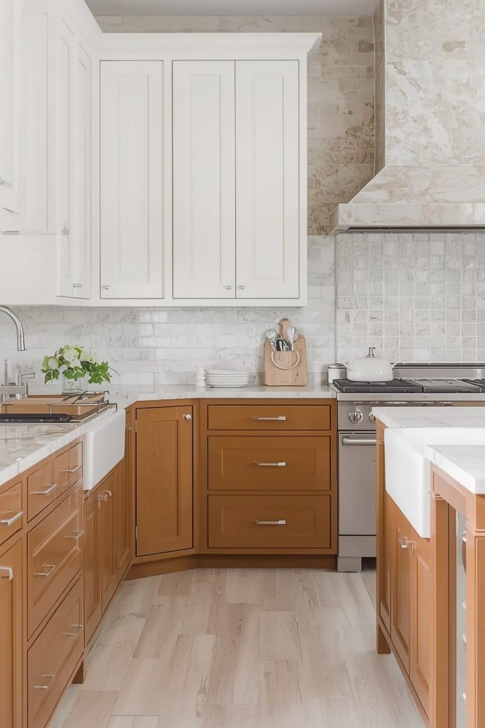Cozy White and Tan Kitchen for Family-Friendly Spaces