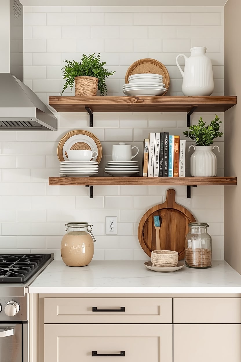 Cream Walls with Wooden Furniture-min