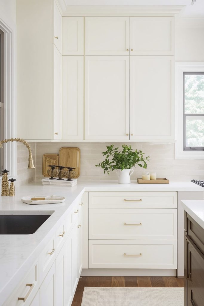 Cream and White Scandinavian Kitchen