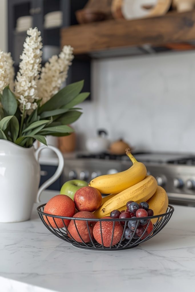 Decorative Fruit Basket for Kitchen Counter Styling