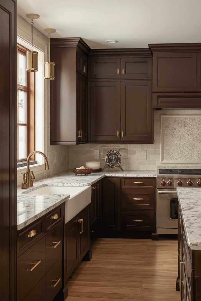 Deep Tones and Metallic Accents