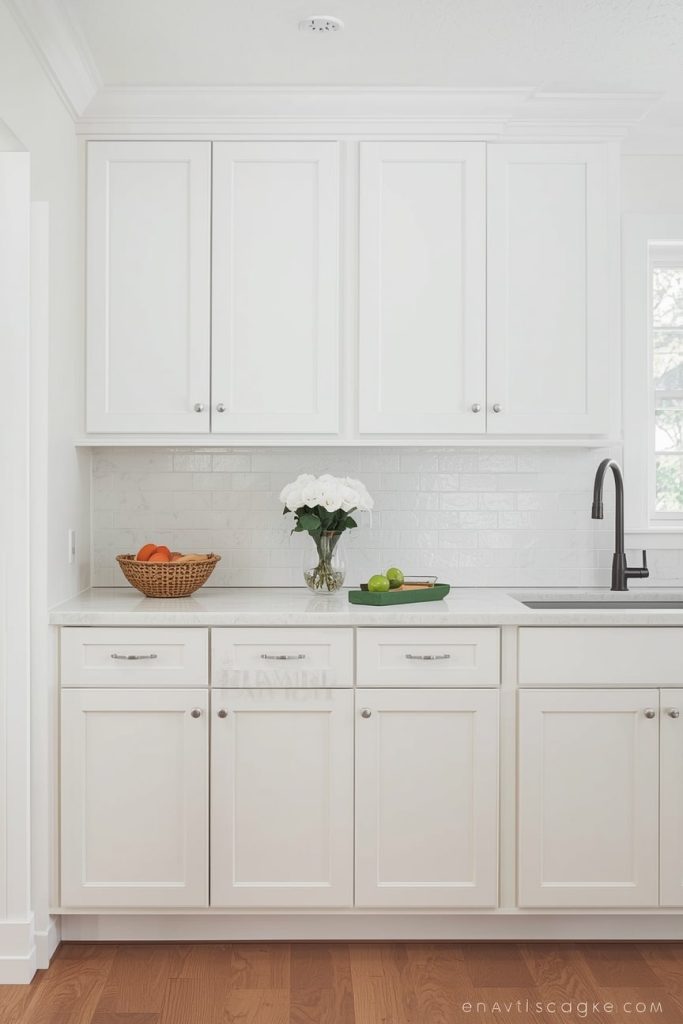 Elegant Cream Kitchen with Wooden Highlights