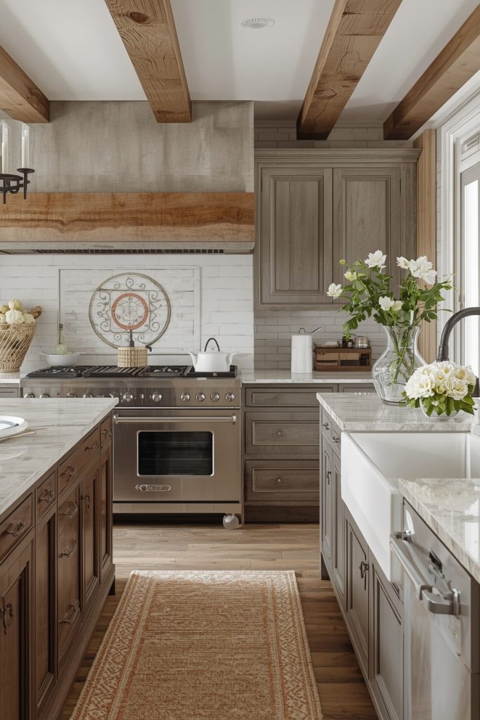  Elegant Rustic Kitchen Decor with Natural Materials