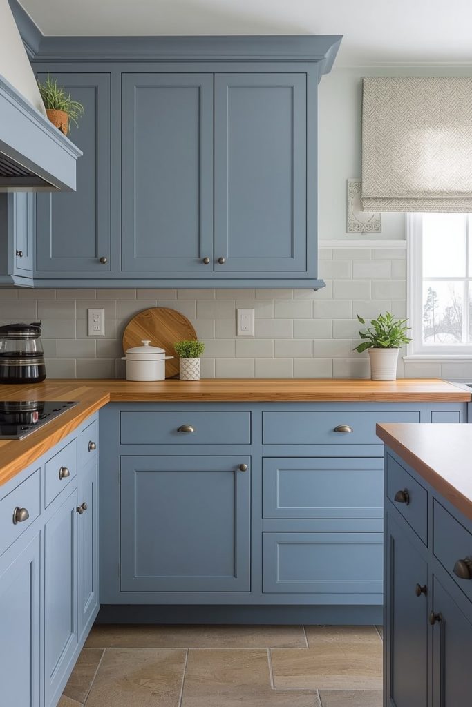 English Country Kitchen with Freestanding Furniture