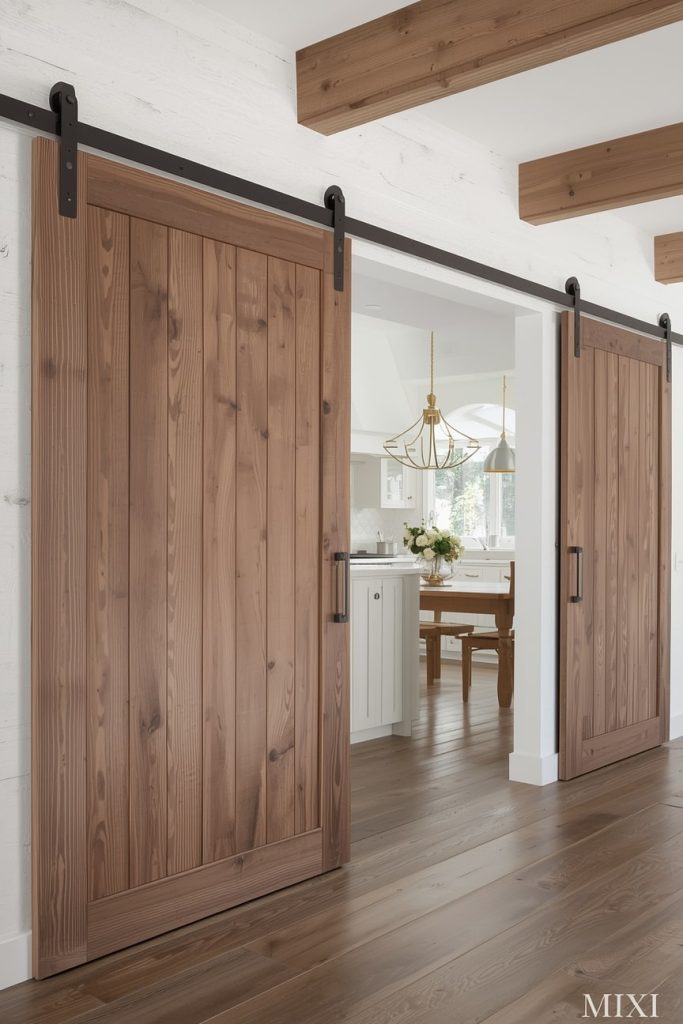 Farmhouse Kitchen with Barn Elements