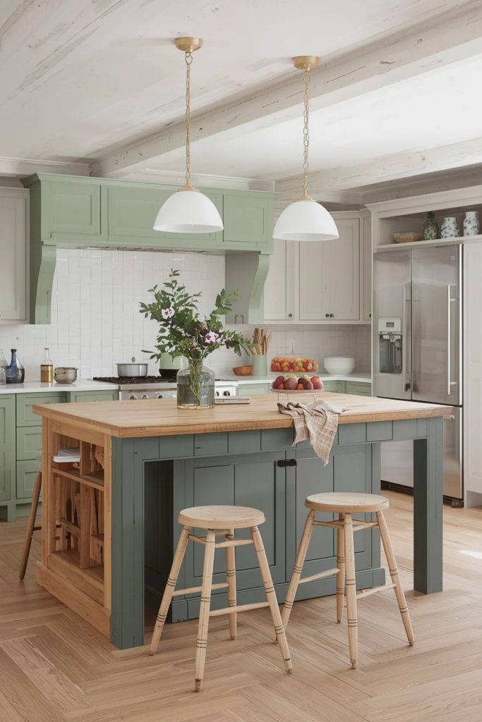Farmhouse Sink as a Country Kitchen Focal Point