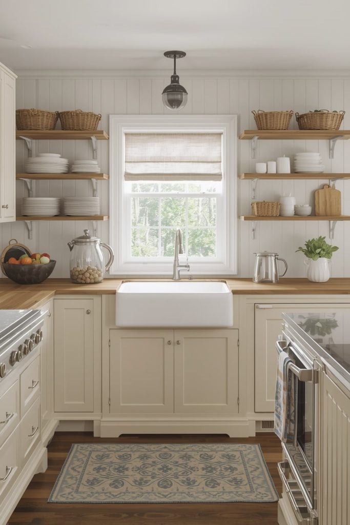 Farmhouse Vintage Kitchen with Rustic Touches