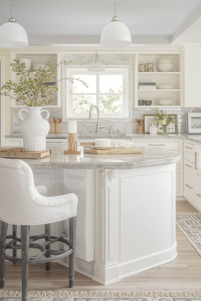  Finishing Touches for White and Cream Kitchens