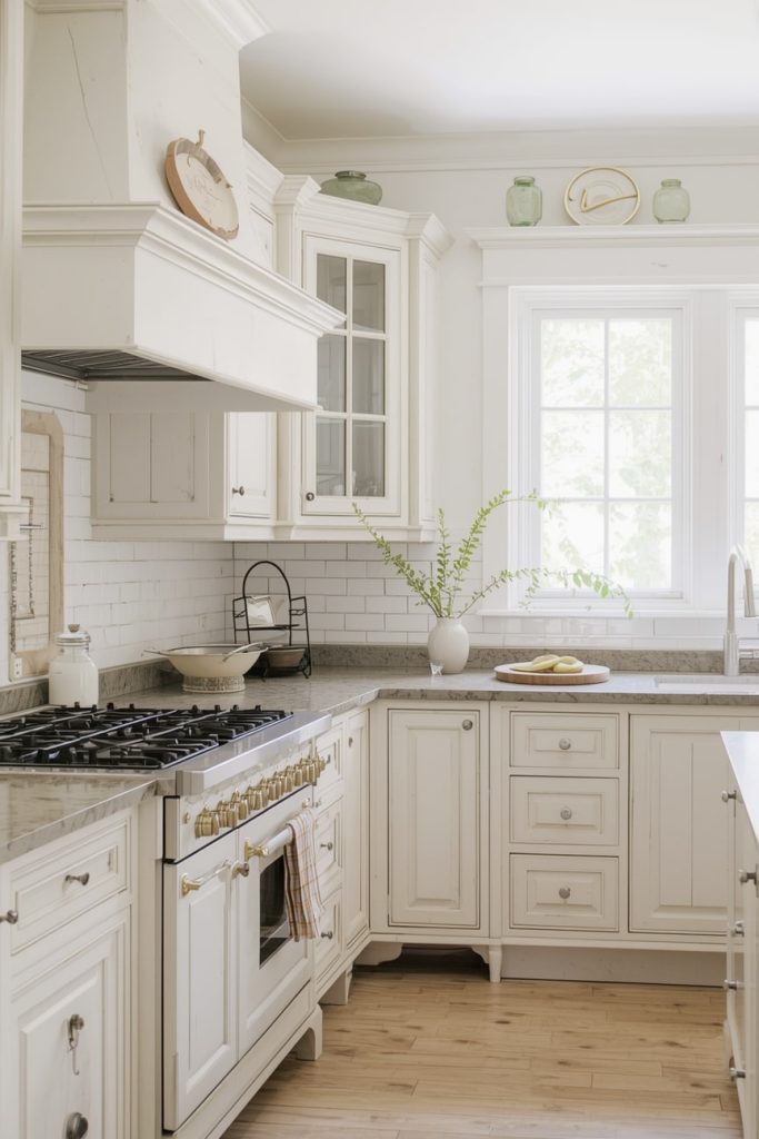 French Country Kitchen Decor with Soft Neutral Palettes