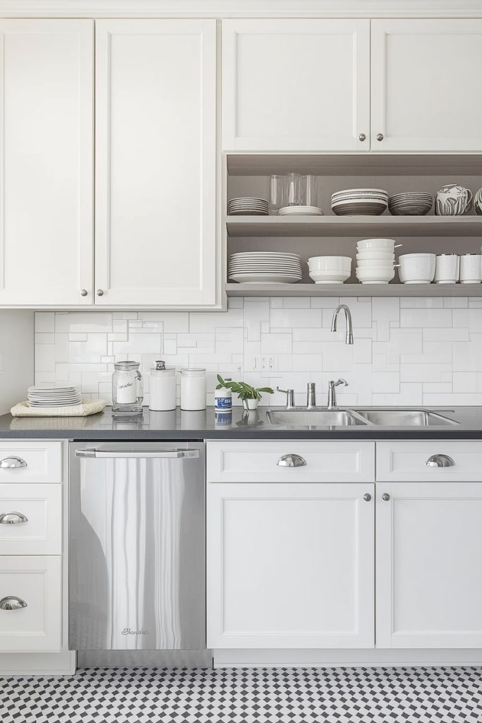 Functional 1940s Kitchen Layout with Efficient Workflow