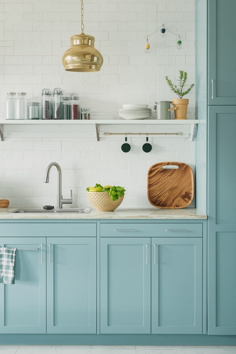 Funky Kitchen Makeover With Budget-Friendly Updates-min