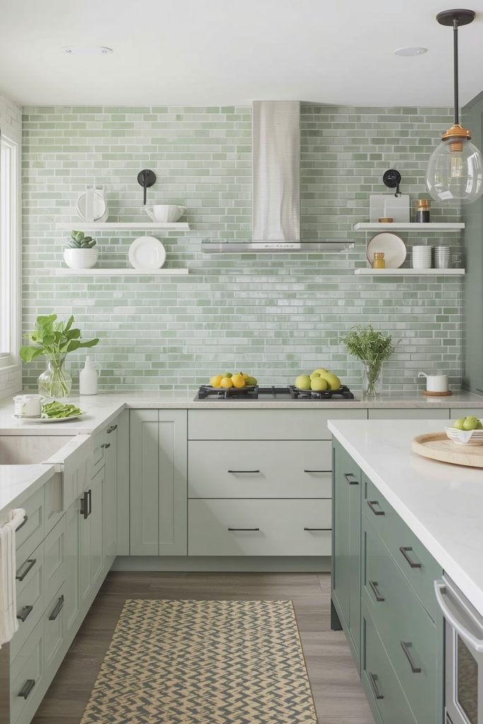  Green Kitchen Cabinets for a Bold Statement