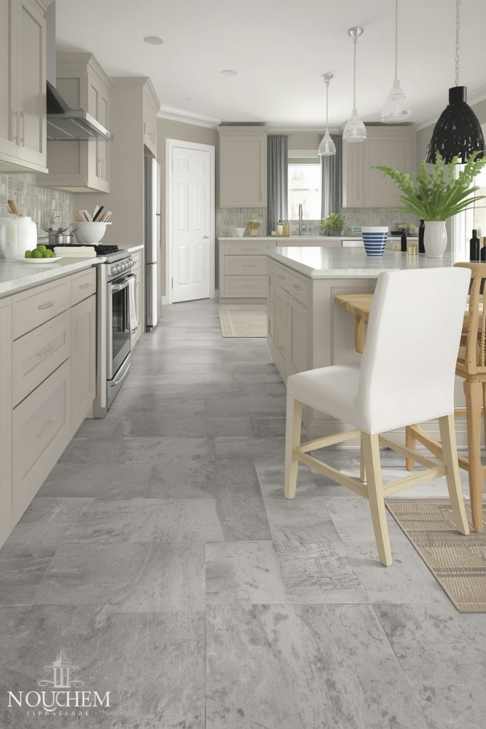 Grey and Cream Kitchen Backsplash Ideas