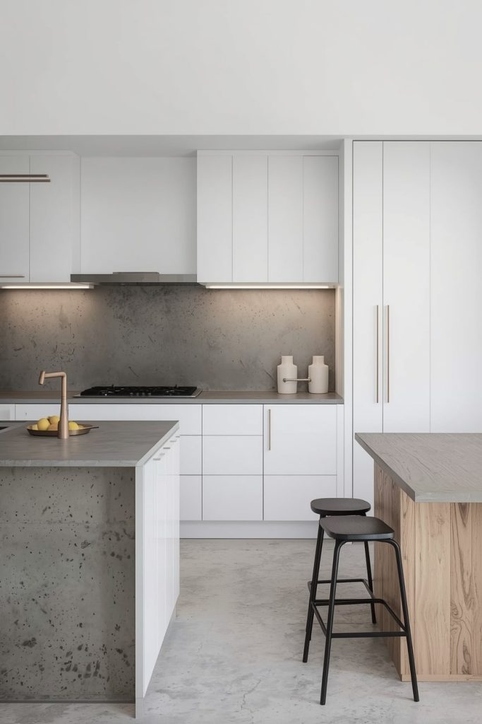 Industrial Gray Kitchen for Urban Homes