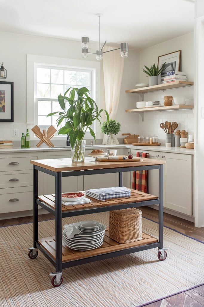Kitchen Table as Island Alternative