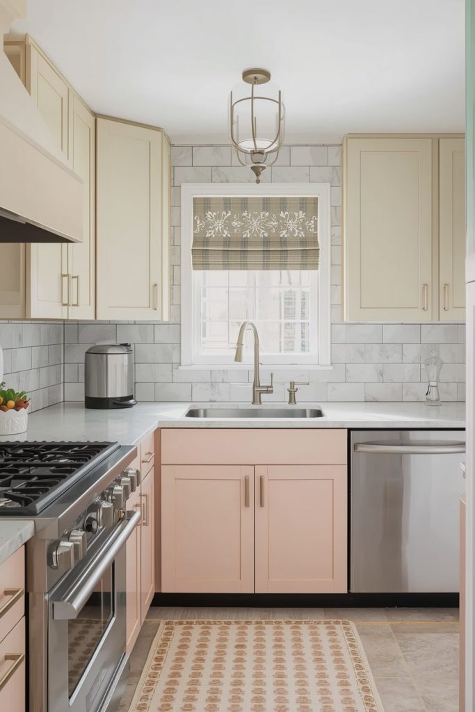 Metal Kitchen Cabinets Inspired by 1940s Design