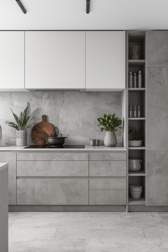 Minimalist Concrete Kitchen Design