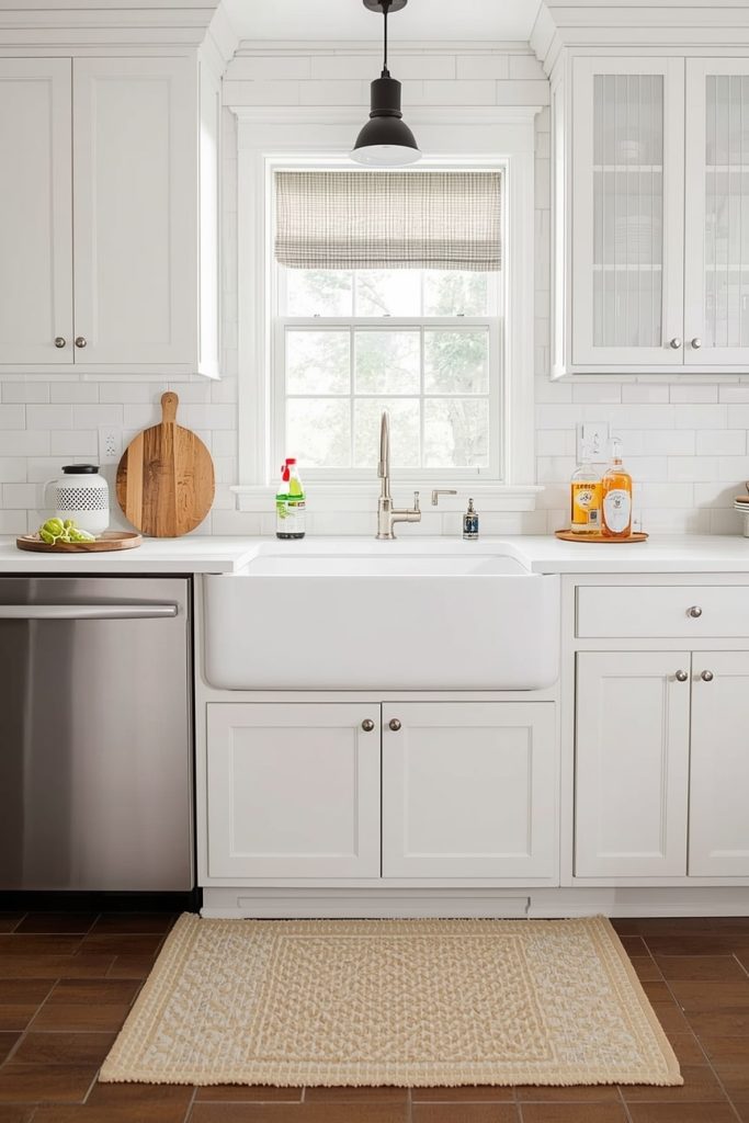 Modern Kitchen Rug Ideas with Clean Lines