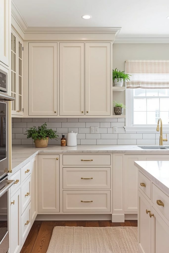 Modern Light Color Kitchen with Clean Lines