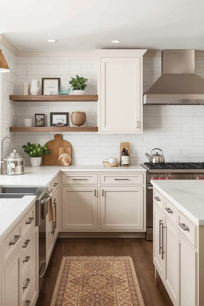 Modern Minimalist Beige Kitchen
