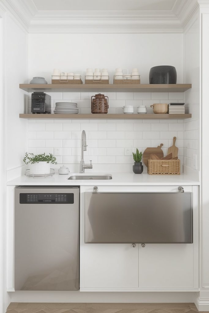 Neutral Color Aesthetic Kitchen