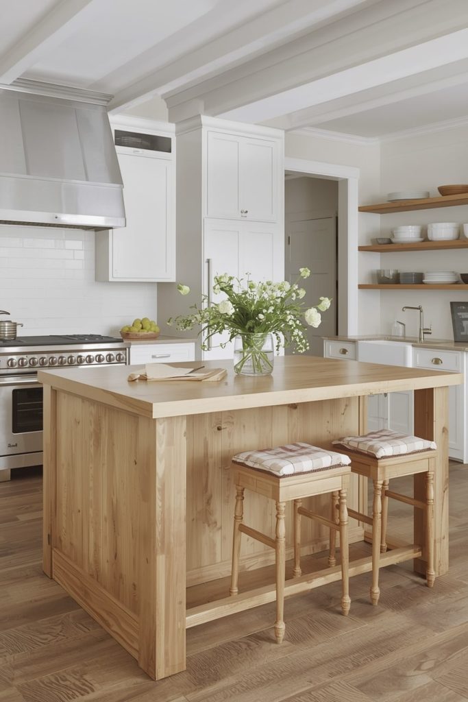  Open-Plan Country Kitchen with a Statement Island