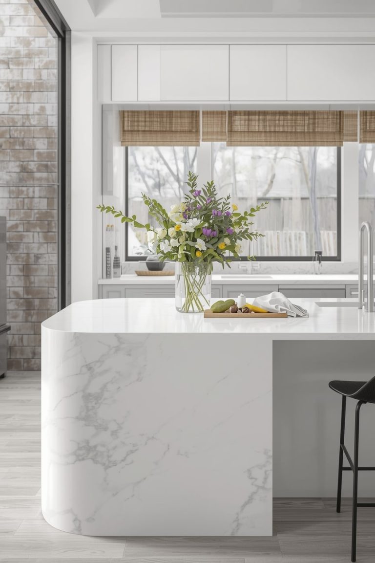 Organic-Shaped Curved Island Inspired by Nature-min