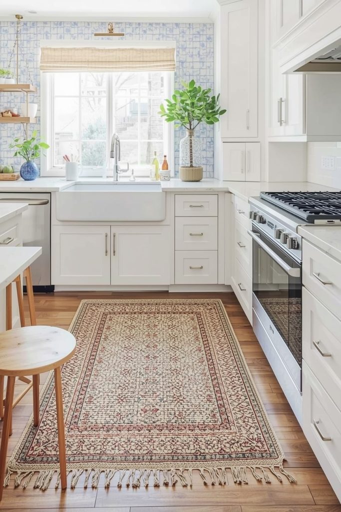  Patterned Kitchen Rugs for Visual Interest