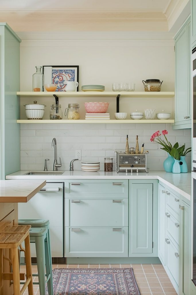 Playful Pastel Kitchen Decor