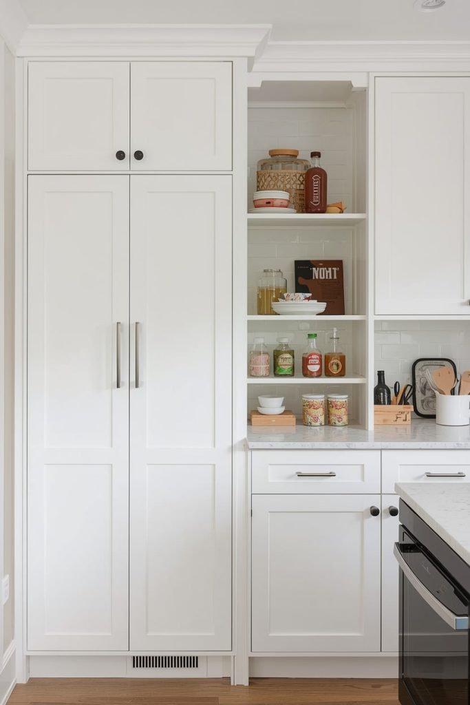 Pull-Out Pantry Cabinets for Efficient Storage