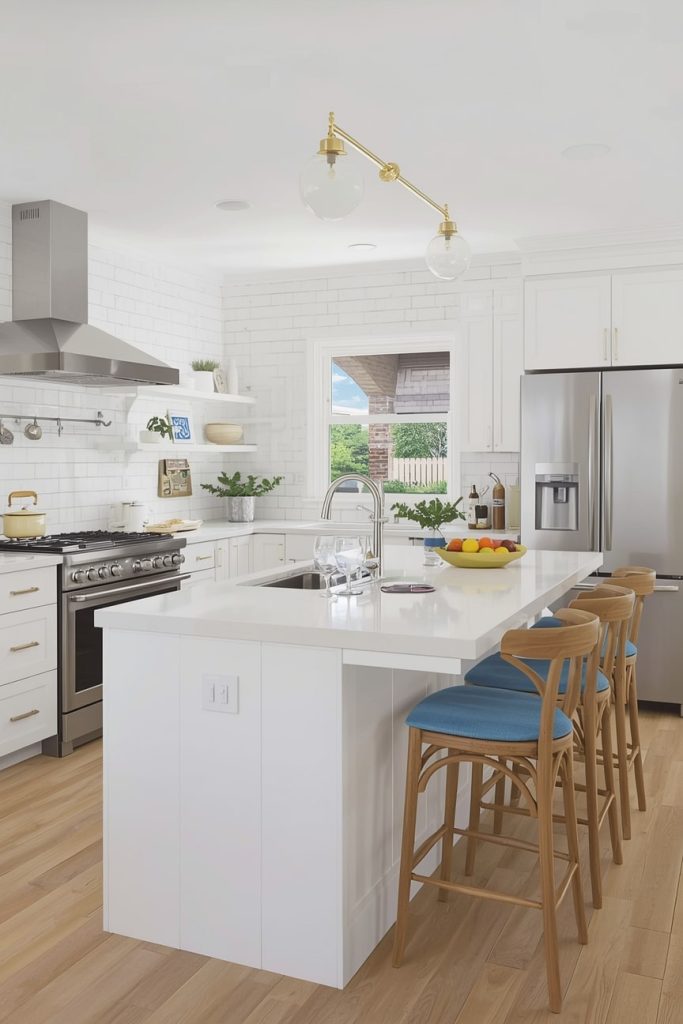 Scandinavian Peninsula Kitchen Ideas for a Bright, Airy Feel