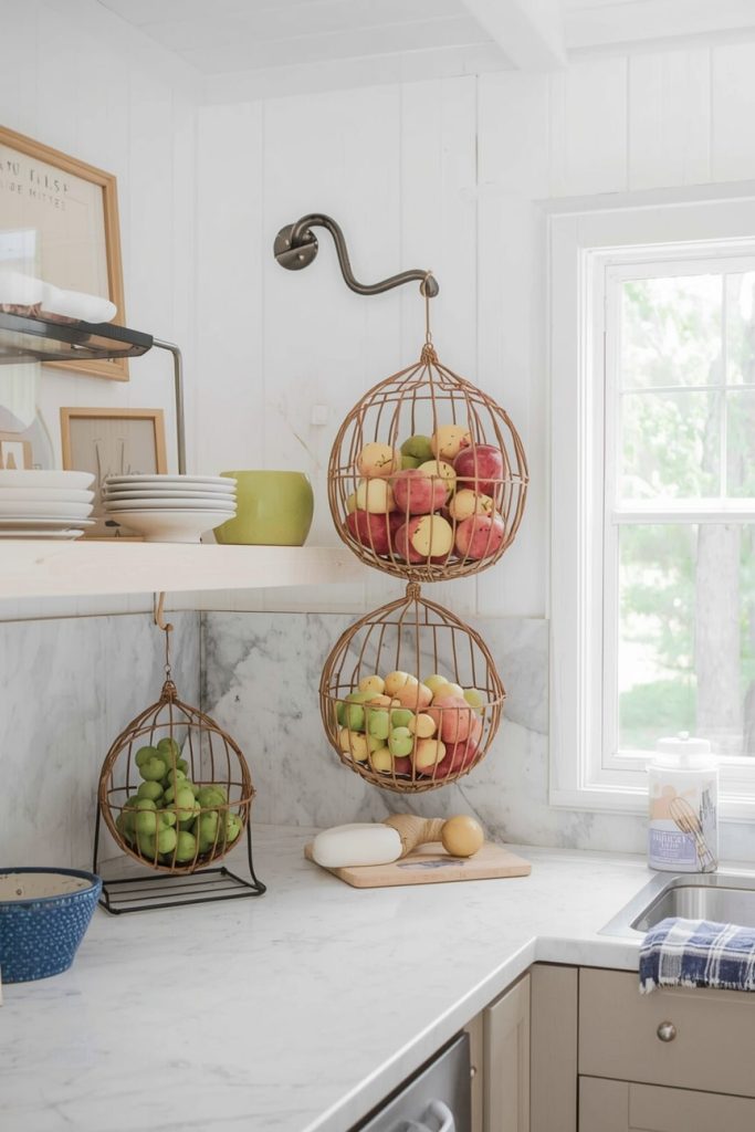 Small Kitchen Fruit Basket Ideas for Compact Spaces