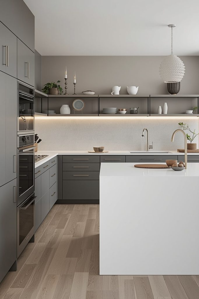 Small L-Shaped Kitchen With Peninsula for Extra Seating