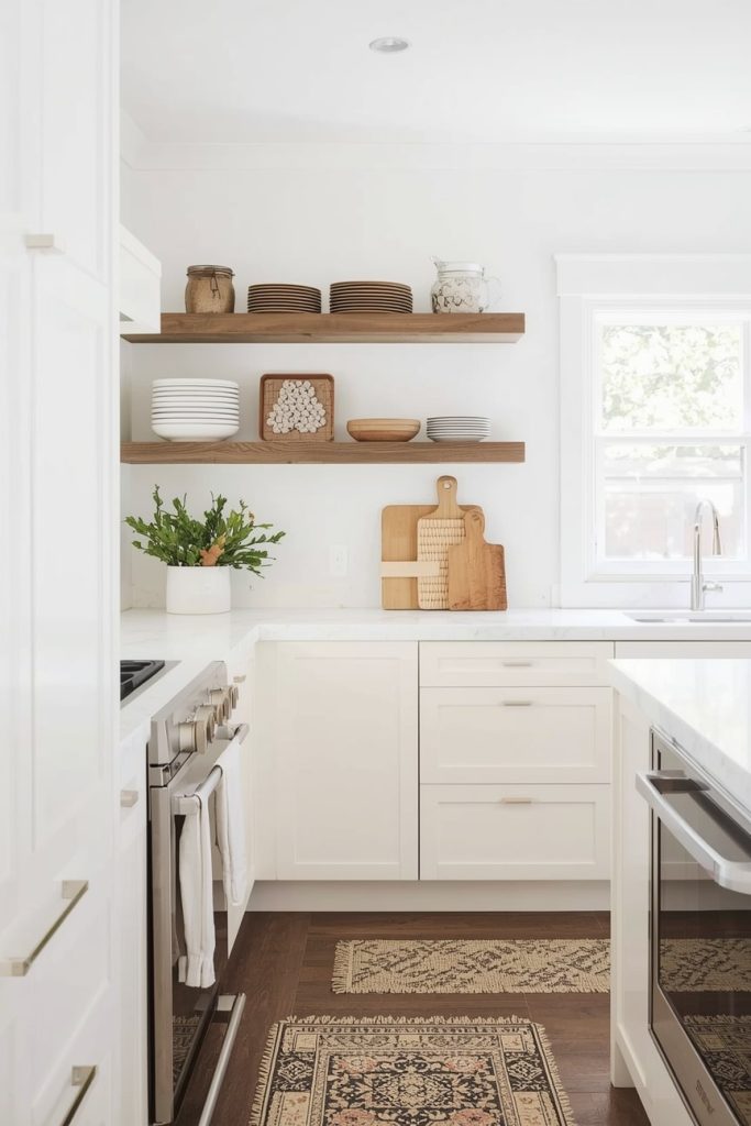 Soft White Walls With Cream AccentsSoft White Walls With Cream Accents