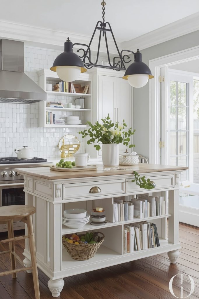 The Drop-Leaf Kitchen Cart for Small Spaces