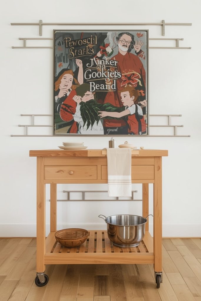 The Portable Kitchen Island with Seating