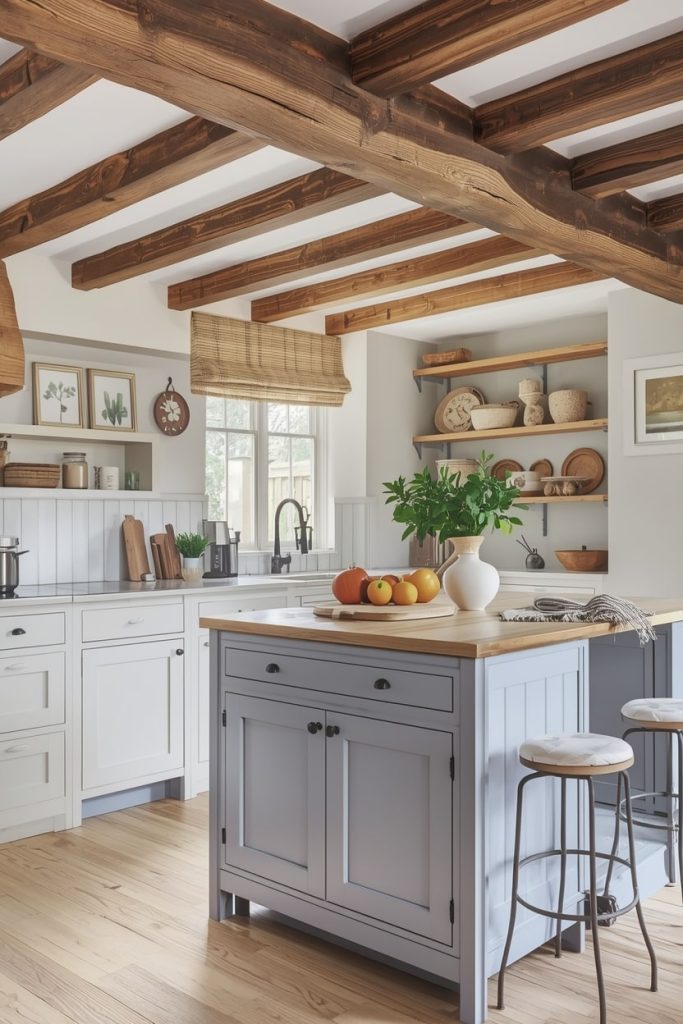 Traditional English Country Kitchen Lighting