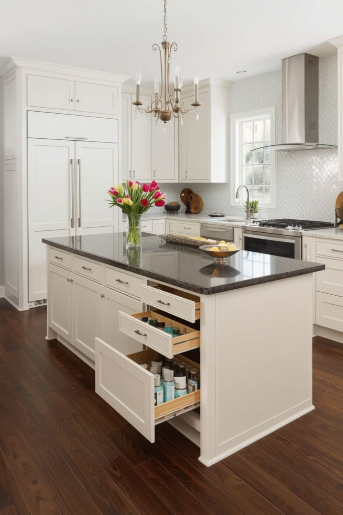 U-Shaped Kitchen with Peninsula Extension