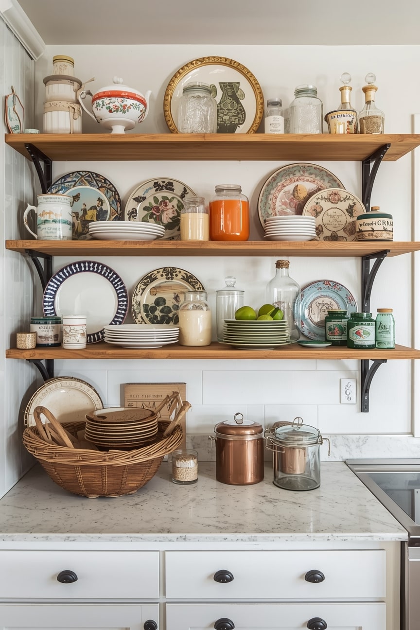 13 Vintage Eclectic Kitchen Ideas for a Timeless, Collected Look