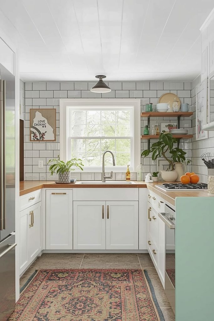 Warm Wood Kitchen With Natural Midcentury Charm