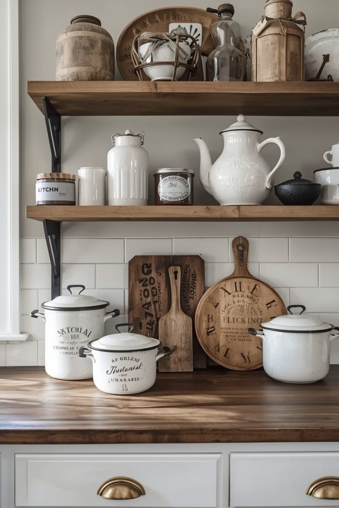 White Country Kitchen for Timeless Appeal