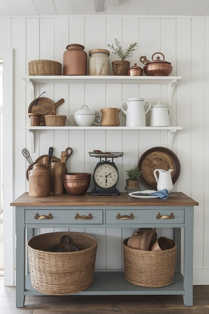 White Country Kitchen for a Bright, Fresh Look