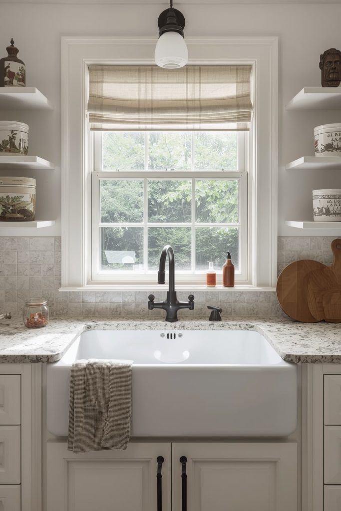 White French Country Kitchen for a Fresh Look
