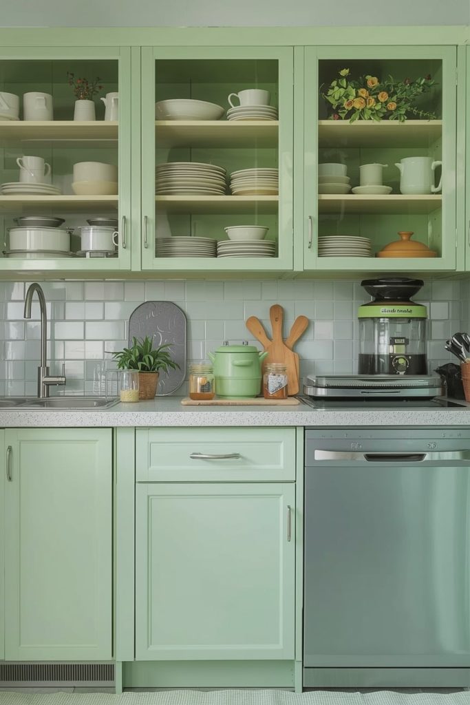 Avocado Green Kitchen Ideas Inspired by the 1970s