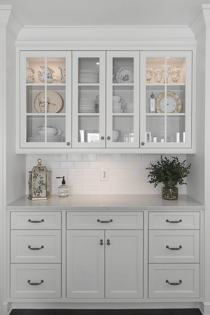 Custom Upper Cabinets for Smart Organization