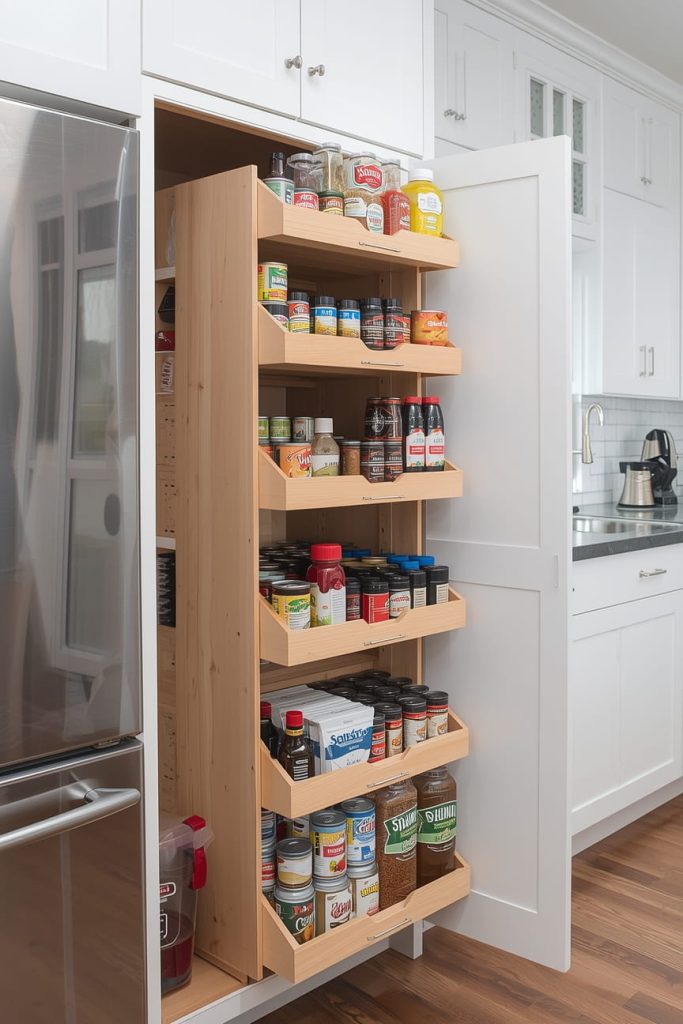 Floating Cabinets Above the Counter