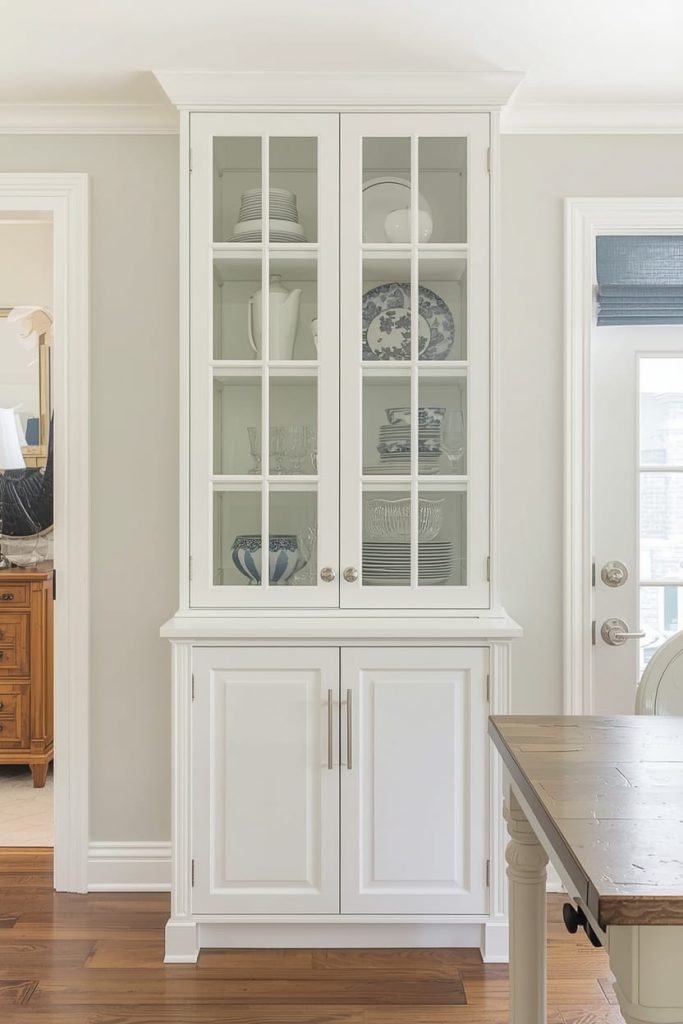 Glass Door End Cabinets for Display