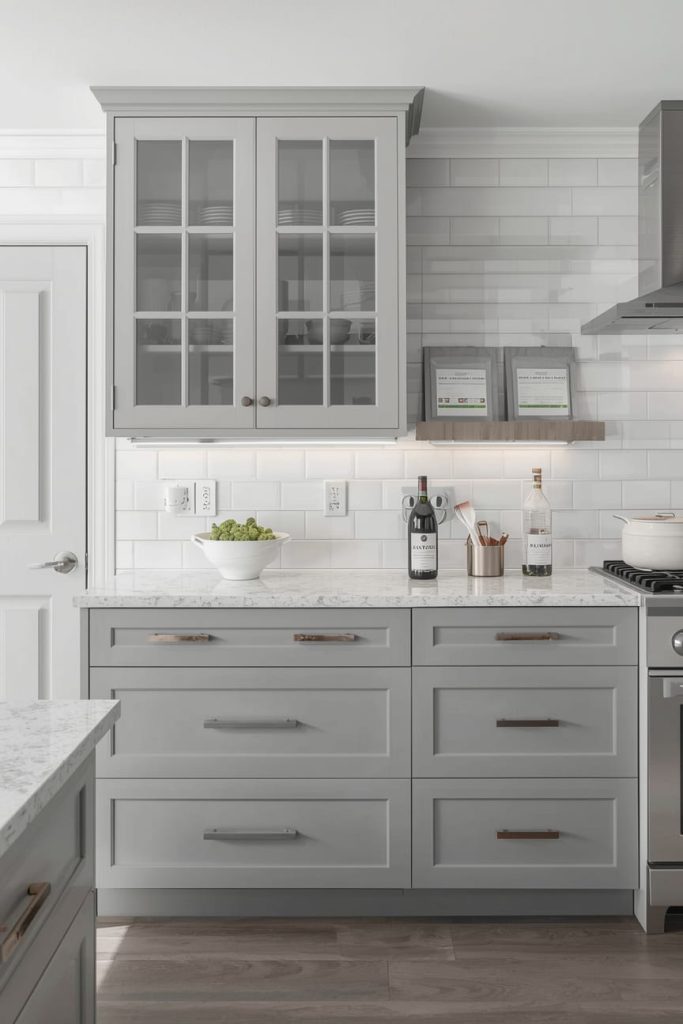 Grey Kitchen Cabinets for Small Kitchens