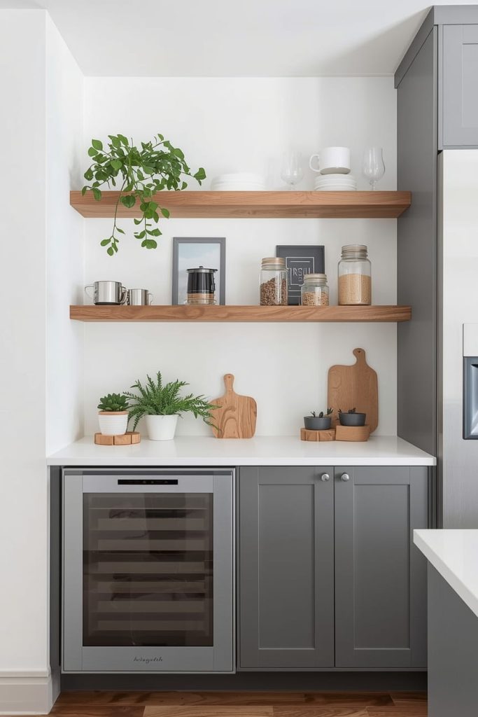 Kitchen Cabinet Side Shelves for Stylish Display Storage